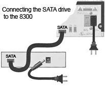 SATA Drive to 8300 DVR