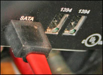 DVR Rear Panel SATA Slot