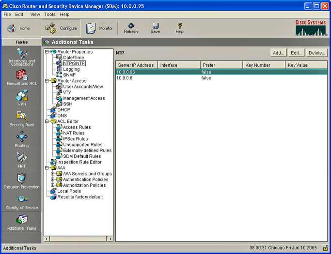 Cisco SDM v2.1