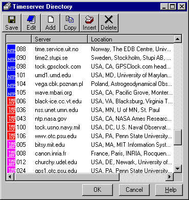 Timeserver Directory