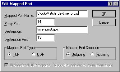 WinProxy: new mapped port